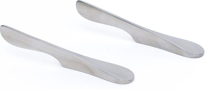 Bosign - Set met 2x Botermes - Smeermes met Zwevend Mesblad – RVS