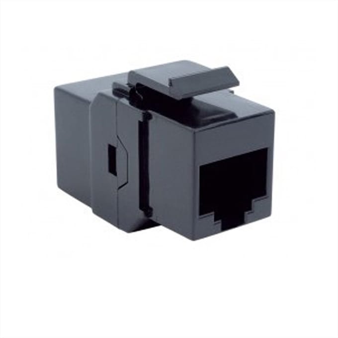 BACHMANN RJ45 UTP koppelstuk keystone - Zwart