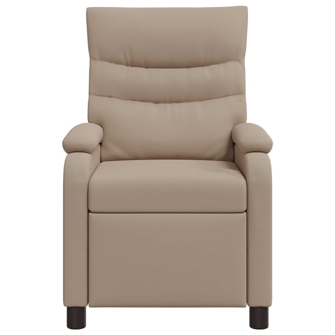 vidaXL - Recliner - Cappuccino - Kunstleer