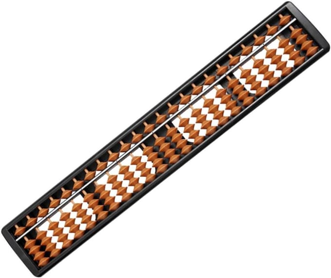 Telraam - Rekenrek - Wiskunde Leren - Lichtgewicht Draagbaar - 36 cm - Zwart