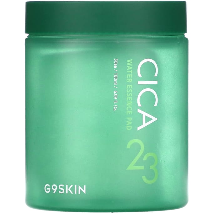 G9skin, Cica 23 Water Essentie Pads, 50 vellen, 180ml (6,09 fl oz) blue