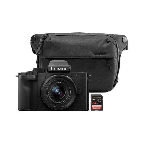 Panasonic Lumix DC-G100D + AF 12-32mm + Peak Design Everyday Sling V2 + 64 GB