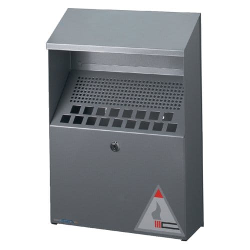 Asbak Durable 450 x 310 x 107 mm Rvs