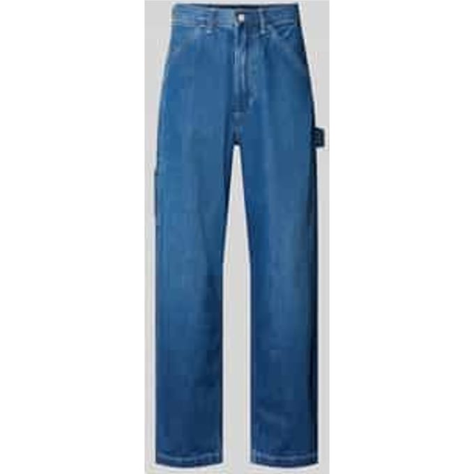 Baggy fit jeans van puur katoen