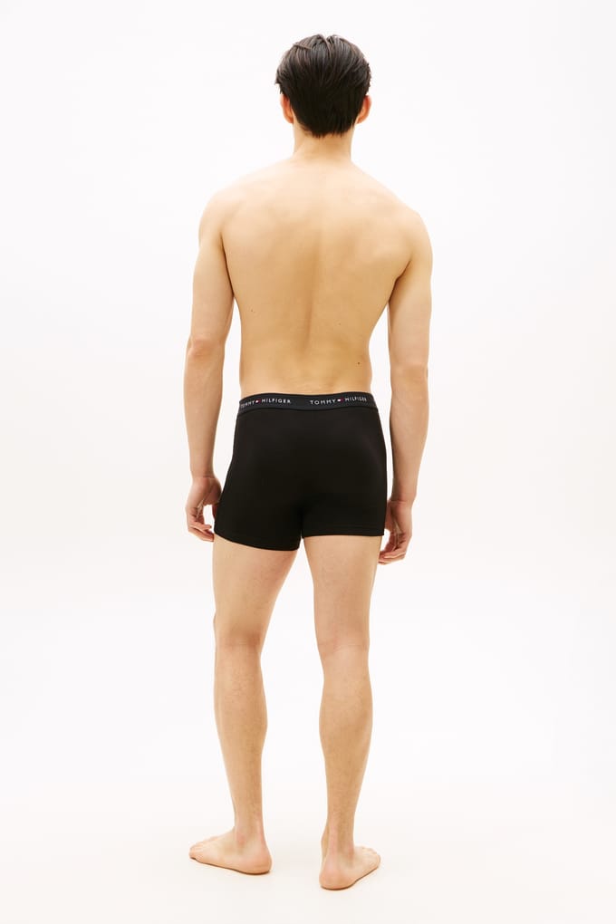 Tommy Hilfiger 3-pack Boxer Briefs Black Taglia: S | Biancheria intima Outlet | Uomo | Nero