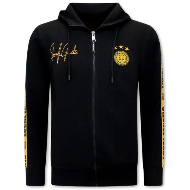 Mannen Trainingspak - Hooded Ribbon - Zwart / Gold