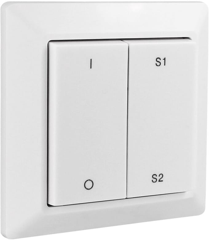 Draadloze wandbediening Zigbee 1 zone kinetic
