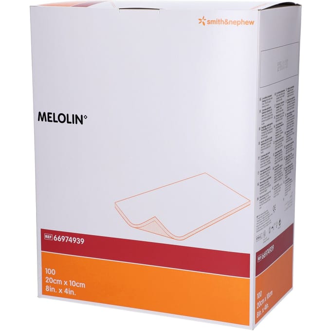 Melolin Steriel Kompres 10 x 20cm 66974939 100 Compressen