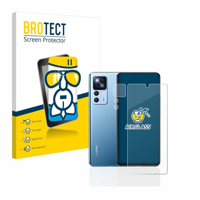 Screenprotector voor Xiaomi 12T (Voor+Camera) Beschermglas transparant