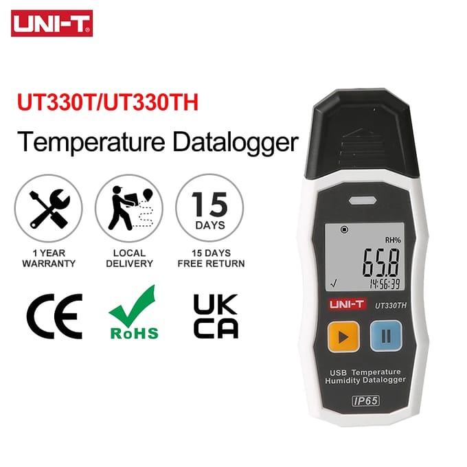 UNI-T UT330T UT330TH Temperatuur Datalogger UT330THC Digitale Thermometer USB Recorder Hoge Precisie Voor Voedsel UT330TH