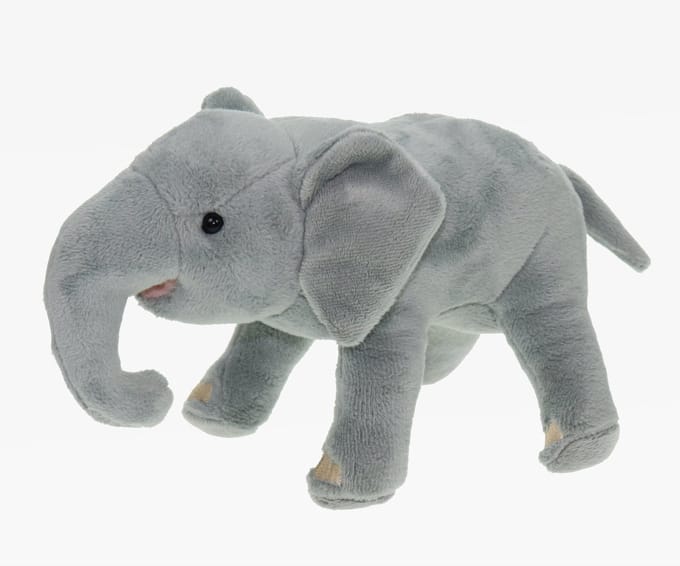 Cornelissen Olifant knuffel - 22 cm - pluche - Afrikanse olifanten - knuffeldier