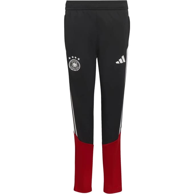 Adidas Germany Broeken Kinder - Zwart - Maat 147 - 152 CM - Poly Mesh