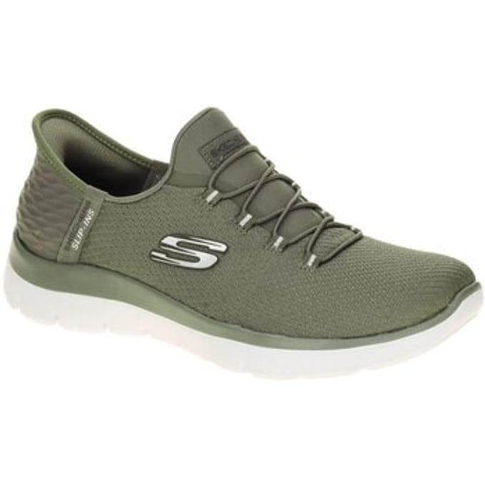 Skechers SUMMITS-DIAMOND DREAM Dames Instappers - Olijf