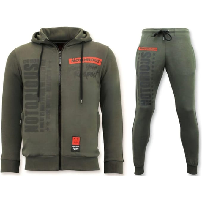 Exclusieve Heren Trainingspak - Conor Notorious Sport Set - Groen