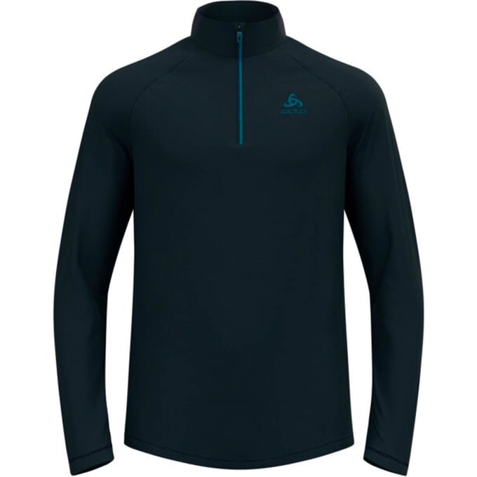 Odlo Odlo Midlayer 1/2 Zip Besso BLAUW - Maat XXL