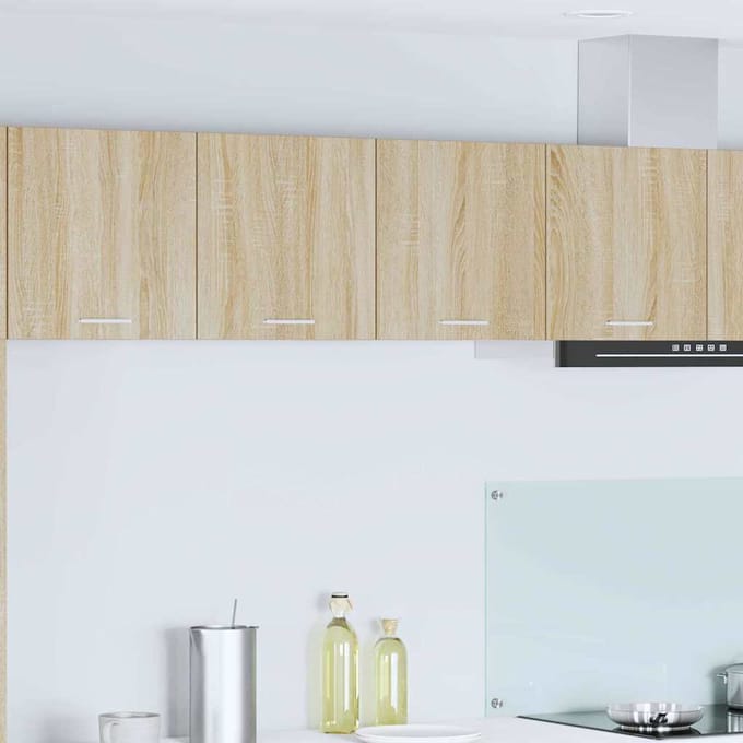 vidaXL - Hangkast - Sonoma - Eik - 80 - x - 31 - x - 40 - cm - Bewerkt - hout