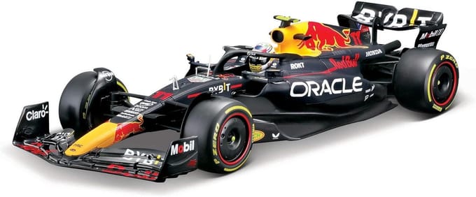 Formule 1 Wereldkampioen 2023 Miniatuur DieCast Auto 1/24 - Model van RB19 23 cm
