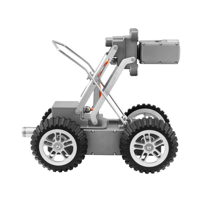 Rioolbuis Inspectie Robot, 394FT/120m Pijpleiding Detectie Kruipende Robot met 2MP Voor-/Achtercamera & Touchscreen Tablet, IP68 Sanitair Camera met