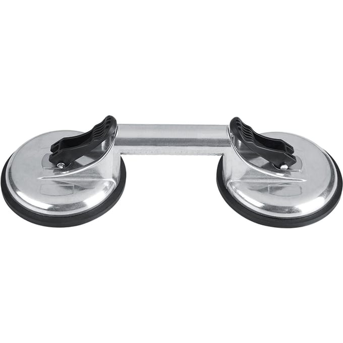 Ventouse en Alliage d'Aluminium Professionnelle Double Plaques Lève-Verre Mover Débosseleur gray