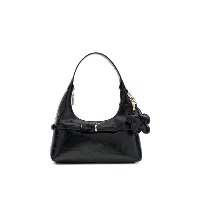 GUESS handtas schoudertas Taylor Mini Hobo Black zwart
