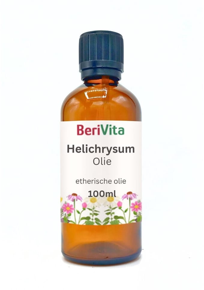 Helichrysum Olie 100ml Druppelfles - Pure Etherische Strobloem Olie
