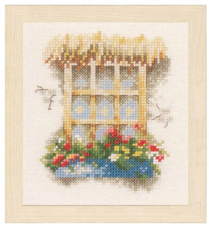 Telpakket kit Raam met bloembak  - Lanarte - PN-0162524
