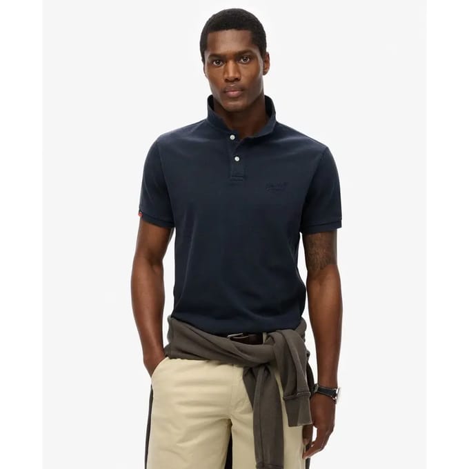 Polo Shirt Korte Mouw Superdry Vint Destroy