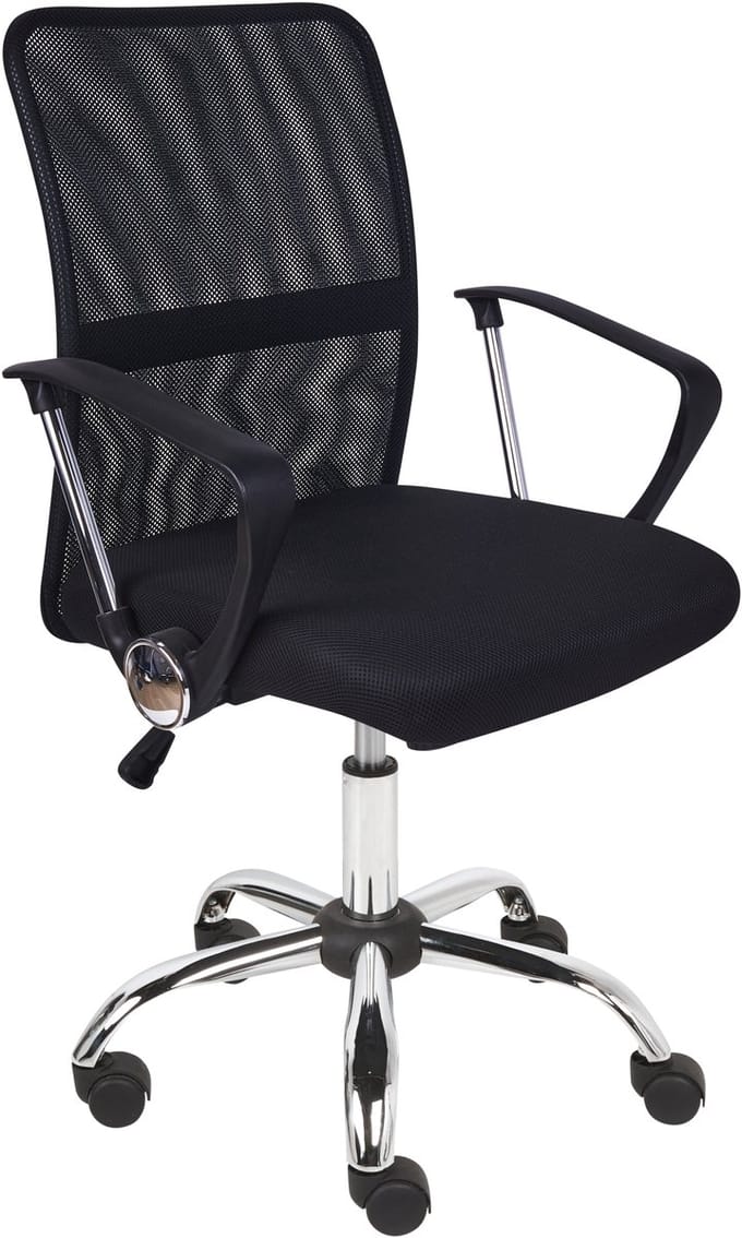 BEST - Bureaustoel - Zwart - Mesh