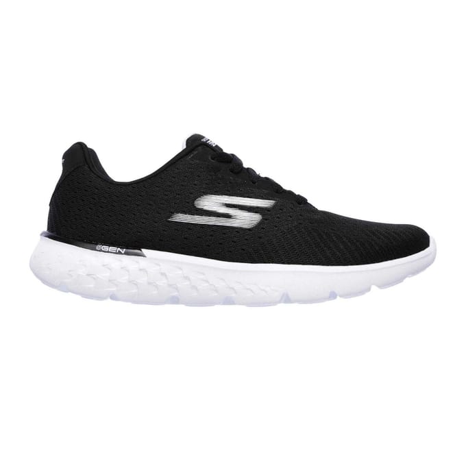 Skechers Gorun400 hardloopschoenen voor dames (Zwart, Wit)