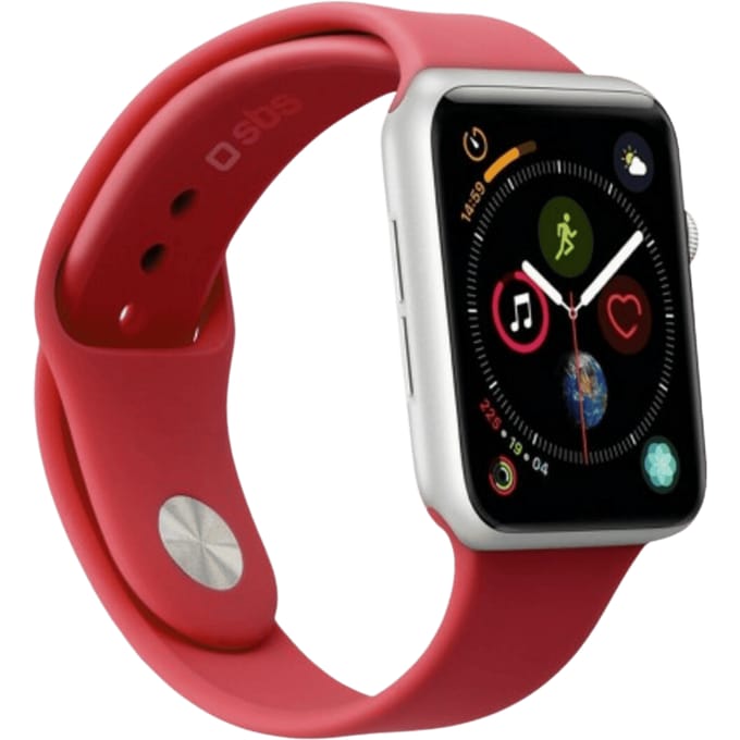 SBS Apple Watch Series 3/4/5/6/7/8/SE 40mm Band Rood