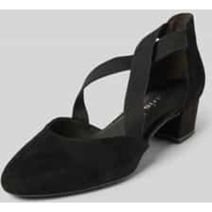 Pumps van echt leer