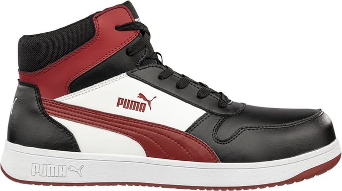 Puma Frontcourt Black/White/Red S3L 630050 - Zwart/Wit - 40