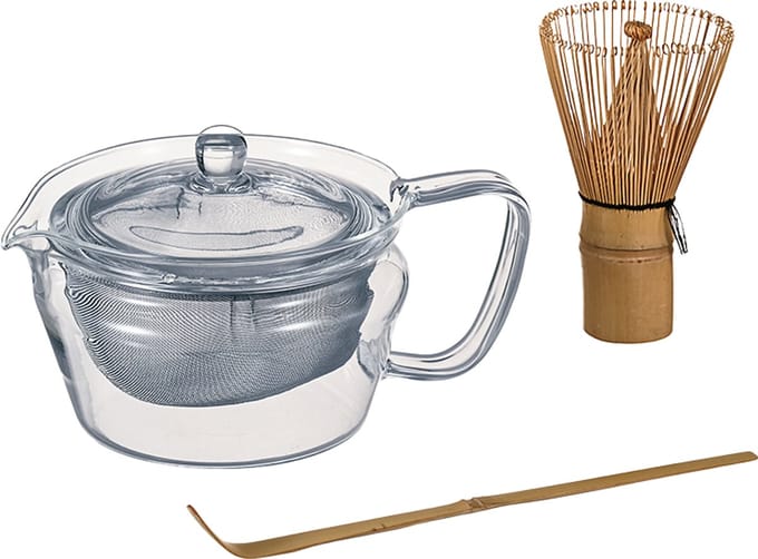 HARIO Zen Matcha Theeset - Hittebestendig Glas - Transparant