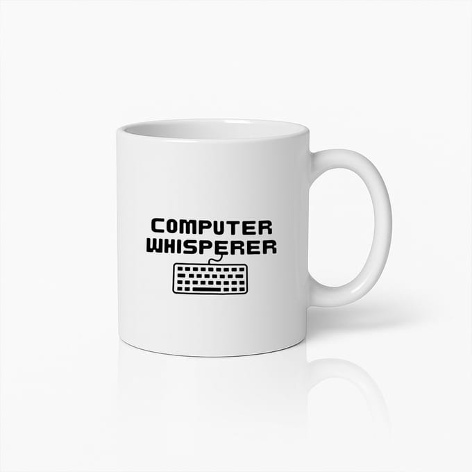 Computerfluisteraar Koffiemok - Grappig Cadeau voor Programmeurs en IT Professionals