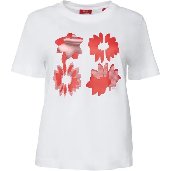 Dames-T-shirt met ronde hals Esprit