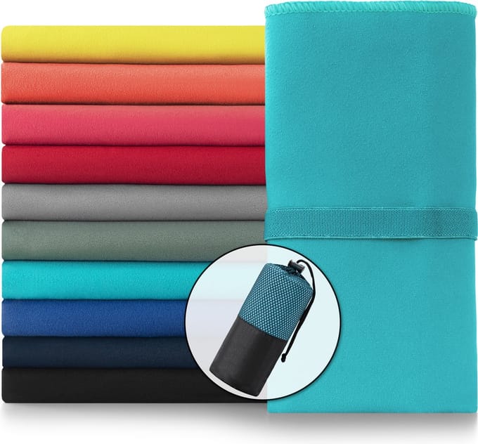 Blumtal Sporthanddoek - Microvezel - 180 x 90cm - Lichtgroen