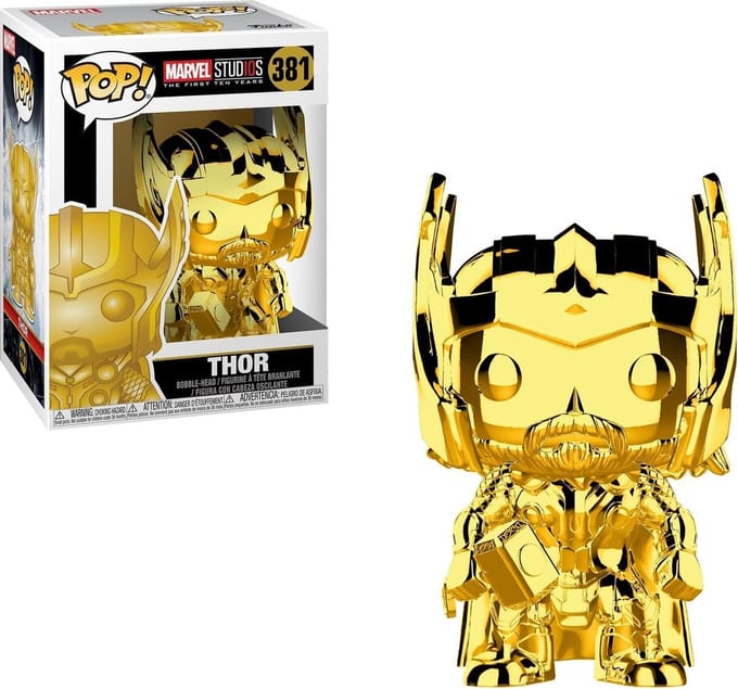 Thor (Chrome) #378  - Marvel - 10 year Anniversary - Funko POP!