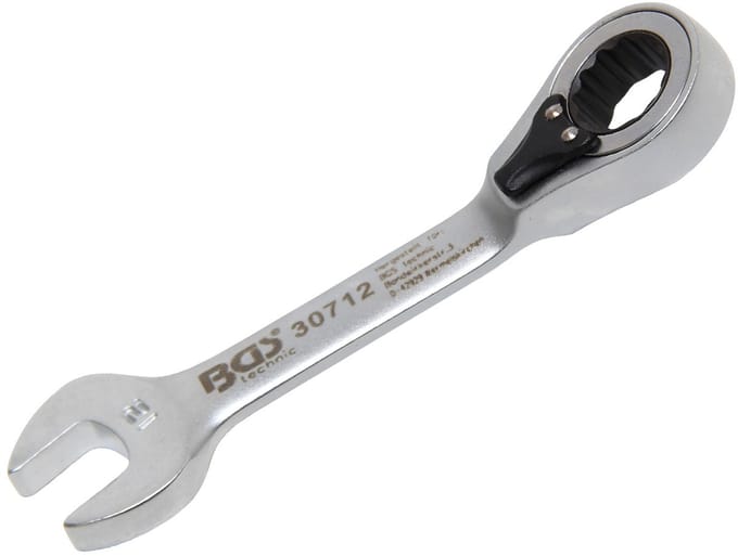 BGS Ratelringsteeksleutel kort 12mm - 30712