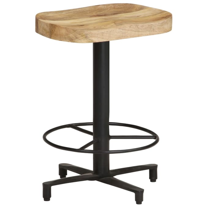 vidaXL - Barkrukken - 2 - st - 52 - cm - massief - mangohout