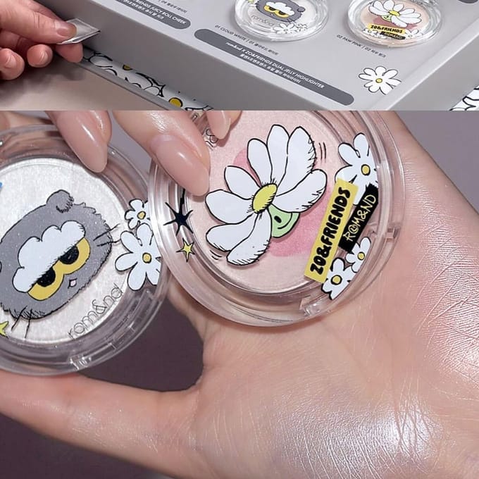 Romand rom&nd X ZO&FRIENDS DUAL JELLY HIGHLIGHTER white