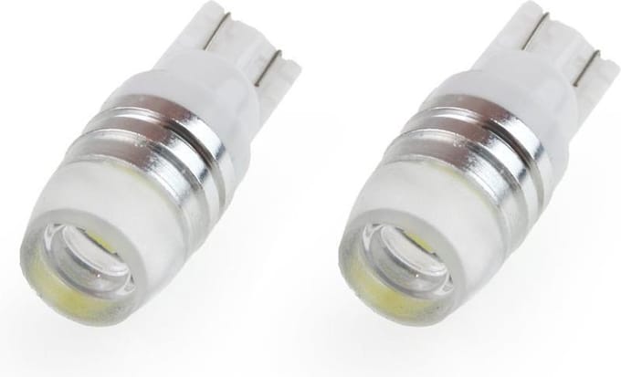 T10 - 5730 - 2 smd - met lens - 2 stuks