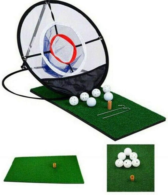 BODYA Golf Binnen Buiten Trainingsnet Golf Oefening Chipping Pop-up Pitchen Mat Draagbare Hulp Tas