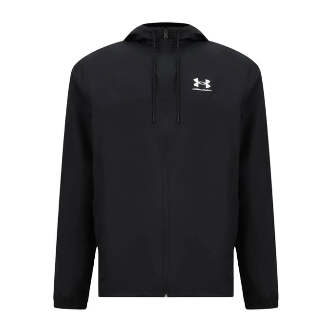 Under Armour UA Rival Wvn Windbreaker-BLK Heren Sportjas - Zwart - Wit