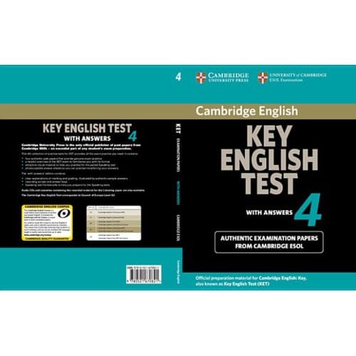 Cambridge Key English Test 4 Student's Book With Answers - Cambridge ESOL