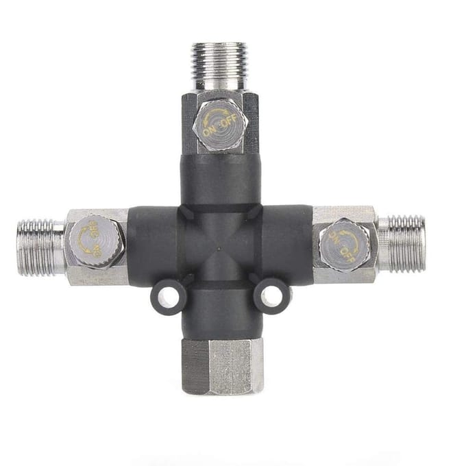 Three-way Airbrush Mounting Accessory 1/8'' Air Separator voor Airbrush en Airpomp