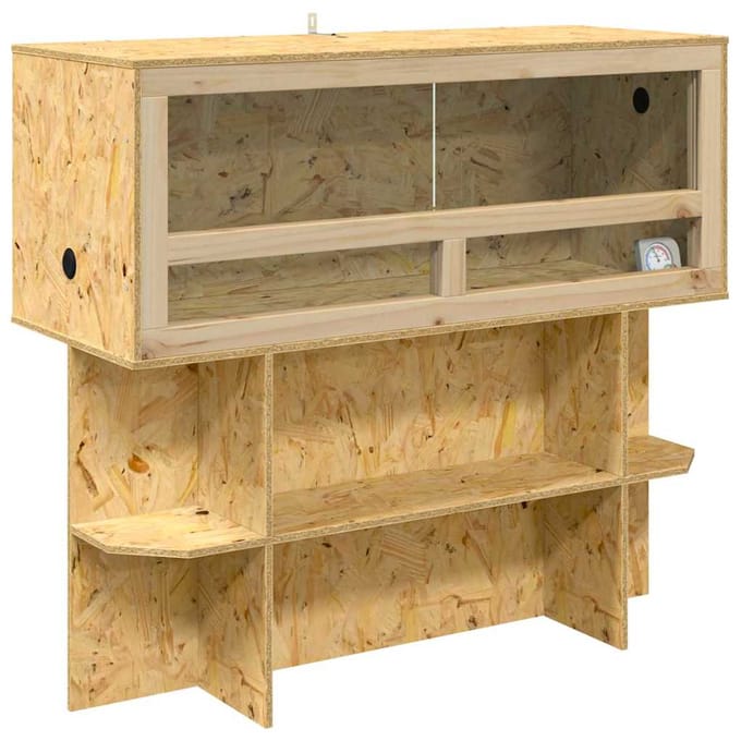vidaXL Terrarium Bruin 100 x 40 x 90 cm OSB
