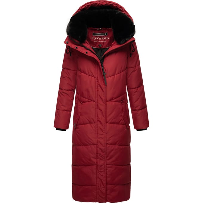 Navahoo dames gewatteerde winterjas Hingucker – Extra Lang & Warm