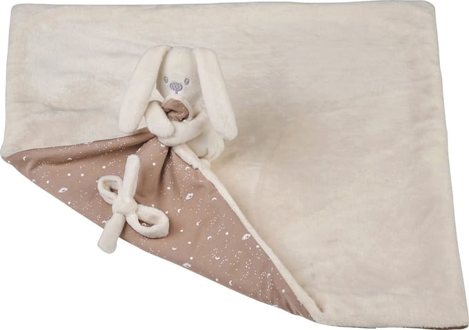 Nattou LAPIDOU Knuffeldoekje Doudou - Konijn - 50 cm - Zand