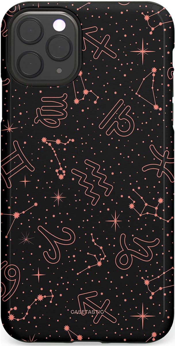 Casetastic hoesje geschikt voor Apple iPhone 11 Pro Max - Dubbellaagse bescherming - Astropuls - Fashion Case - Zwart