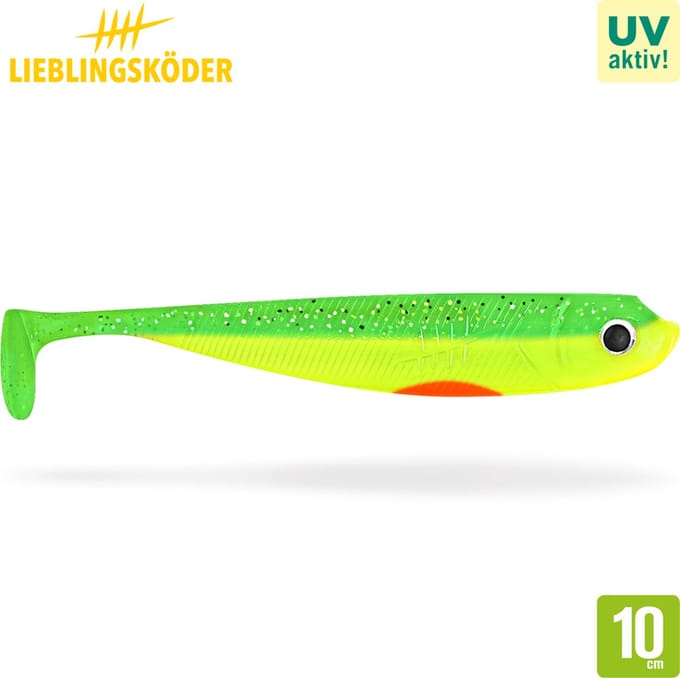 Lieblingsköder Shad 10cm Green Lemon 10cm Green Lemon - PROMO